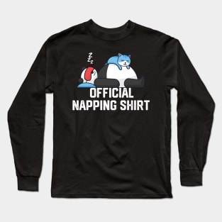 official napping shirt Long Sleeve T-Shirt